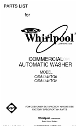 Whirlpool CAM2742TQ0 Teileliste