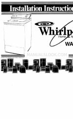 Whirlpool WASHER Installatie-instructies