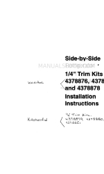 Whirlpool 4370070 Manuel d'instructions d'installation