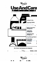 Whirlpool 4ET20ZK Handbuch für Gebrauch und Pflege