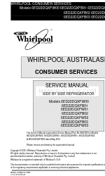 Whirlpool 6ED22DQXFB01 Manual de servicio