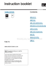 Ariston TVM 70 Livret d'instructions