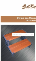 Cal Spas Cal Designs Deluxe Spa Step WOOD118-KD Montaggio