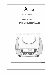 Acom JW-1 Manual del usuario