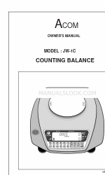 Acom JW-1C Посібник користувача