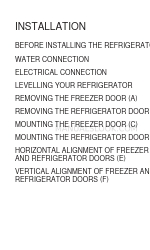 Whirlpool WSC5553 A+N Manual de instalación