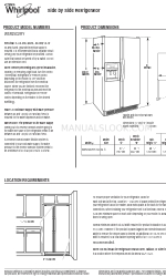 Whirlpool WSR25D2RY Abmessungen