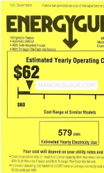 Whirlpool WSR25D2RYB Podręcznik dotyczący energii