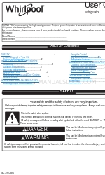 Whirlpool WSR57R18DM02 Manuel de l'utilisateur