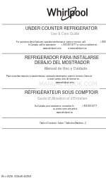 Whirlpool WUR50X24HZ Manual de utilização e cuidados