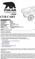 Clam Polar Trailer Cub Cart 8449 Manuale