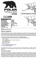 Clam POLAR TRAILER LG600 Talimatlar Kılavuzu