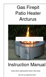 FIREPITS Arcturus Manual de instrucciones