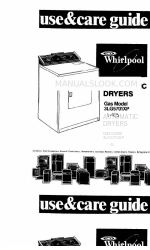 Whirlpool 3LG5701XP Посібник з використання та догляду