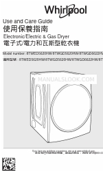 Whirlpool 8TWGD5620HW Handbuch für Gebrauch und Pflege