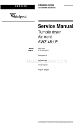 Whirlpool AWZ 481 E - SERVICE Service-Handbuch