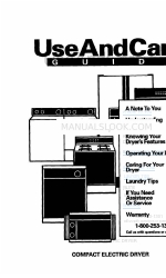 Whirlpool BYCCD3421W0 Use And Care Manual