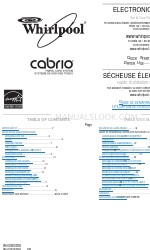 Whirlpool cabrio WED6200S Manuel d'utilisation et d'entretien