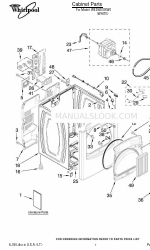 Whirlpool Cabrio WED6200SW0 Parts List