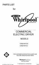 Whirlpool CEM2760TQ0 Onderdelenlijst