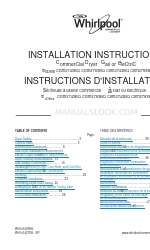 Whirlpool CEM2793BQ Installation Instructions Manual