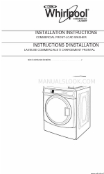 Whirlpool CGD9050AW Handleiding voor installatie-instructies