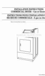 Whirlpool CGM2761 Manuel d'instructions d'installation