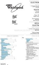 Whirlpool Duet Steam 사용 및 관리 매뉴얼