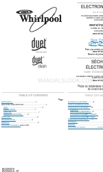 Whirlpool Duet Steam WED9270X Instrukcja obsługi i konserwacji