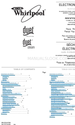 Whirlpool DUET W10224575B Manuale d'uso e manutenzione