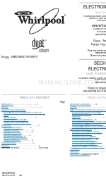 Whirlpool Duet WED 9750W*0 Manuale d'uso e manutenzione