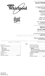 Whirlpool Duet WED9150WW0 Manuale d'uso e manutenzione