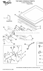 Whirlpool Duet WGD9200SQ0 Parts List