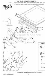 Whirlpool Duet WGD9400SU0 Daftar Bagian