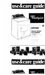 Whirlpool GLE7900XM Руководство по эксплуатации и уходу