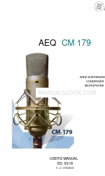 AEQ CM 179 Kullanıcı Kılavuzu