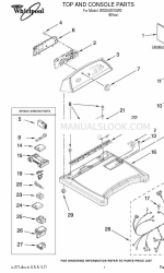 Whirlpool WGD6200SW0 Daftar Bagian