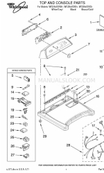 Whirlpool WGD6400SB1 Liste des pièces