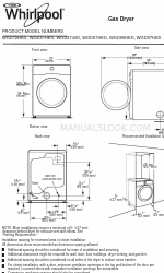 Whirlpool WGD81HED Instalasi