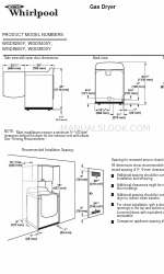 Whirlpool WGD8200Y Розміри та монтаж