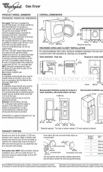 Whirlpool WGD8300SE Розміри