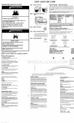 Whirlpool WGD8620HW Skrócona instrukcja obsługi