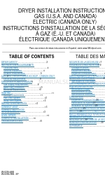 Whirlpool WGD9450 Manuel d'instructions d'installation