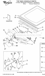 Whirlpool WGD9500TC1 Parts List