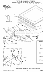 Whirlpool WGD9600TA1 Liste des pièces