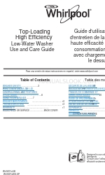 Whirlpool WTW5000DW Manual de uso y mantenimiento