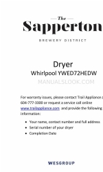 Whirlpool YWED72HEDW Manual de uso y mantenimiento