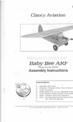 Clancy Aviation Baby Bee ARF Assembly Instruction Manual