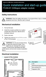 ABB FCAN-01 Snelle installatie- en starthandleiding