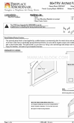 FireplaceXtrordinair 864 TRV (Top/Rear Vent) 설치 지침